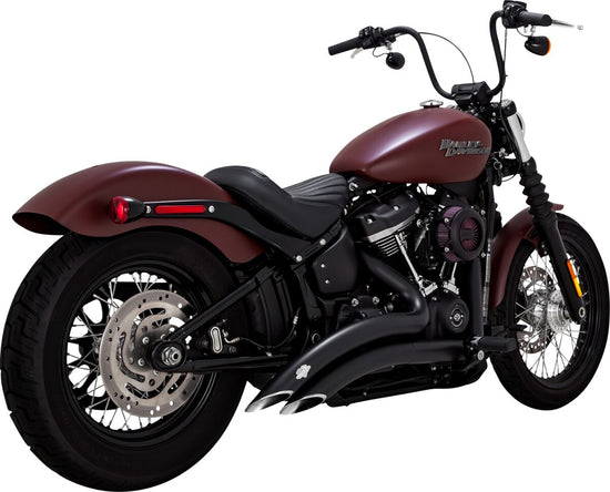 Vance & Hines Big Radius 46377 – 2-in-2-Auspuffanlage mit PCX-Technologie in Schwarz (46377)