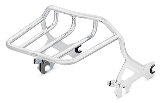 Harley Davidson 50300136 HoldFast Gepäckträger für zwei Sitze, Chrom, Softail-Modus-KIT, Gepäckträger, 2 Sitze, Chrom, Mitte 180