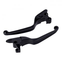 Harley-Davidson Lenkerhebel-Set | Breite Hebelarme | Schwarz - 592652