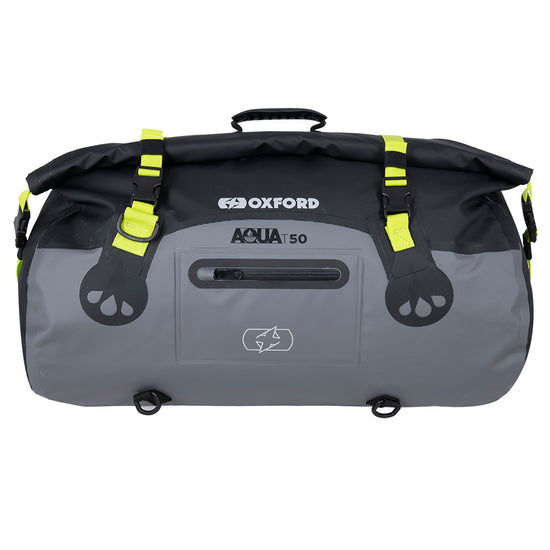 Oxford OL462 Aqua T-50 Rolltasche – Schwarz/Grau/Fluo