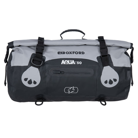 Oxford OL482 Aqua T-50 Rolltasche – Grau/Schwarz