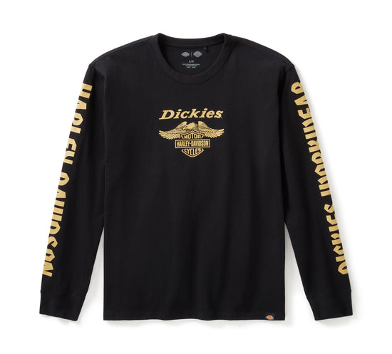 Original Harley-Davidson® Herren Dickies x HD Heavyweight Langarmshirt mit Adler-Print 97427-25VM