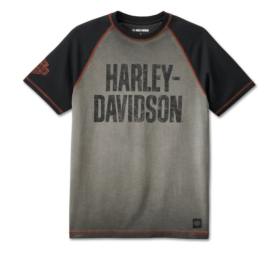 Original Harley-Davidson ® Iron Bar Raglan-T-Shirt für Herren 99187-24VM