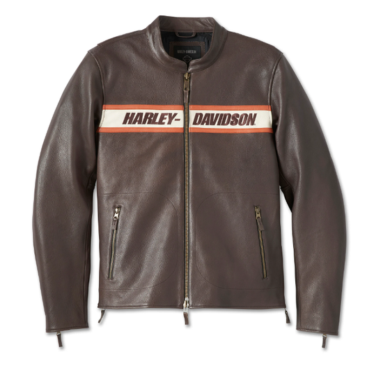 Harley-Davidson Herren-Lederjacke Victory Lane II – Java 98001-23EM