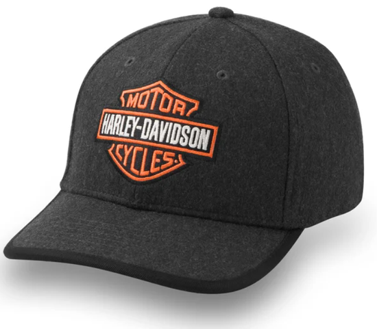 Original Harley-Davidson Bar & Shield Strapback-Kappe aus Wolle, 97619-25VM
