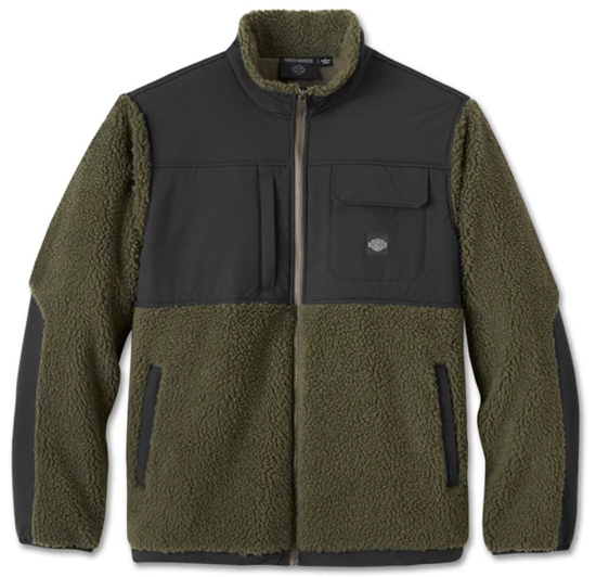 Harley-Davidson Sherpa Full Zip - Traubenblatt 96110-25VM