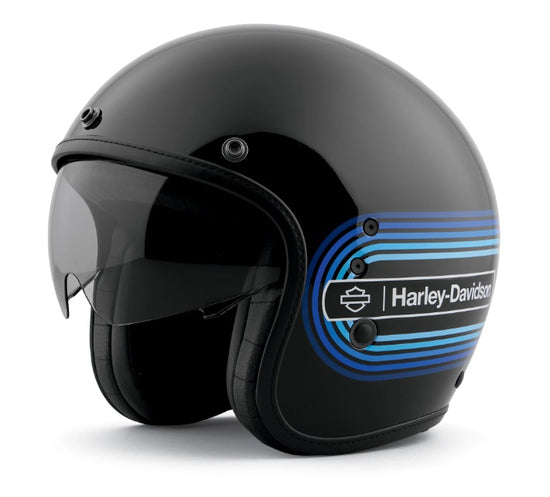 Harley Davidson Retro Tank Stripe II Sonnenschutz X14 3/4 Helm 97143-23EX
