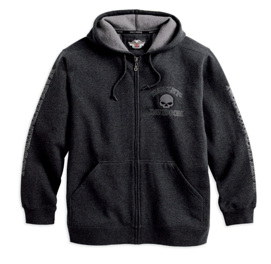 Original Harley-Davidson® Willie G Skull Sweatshirt mit Kapuze für Herren 99107-18VM