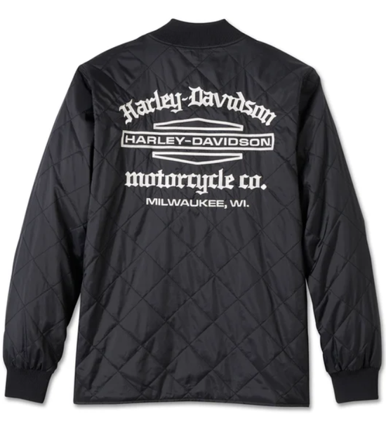 Original Harley-Davidson Herrenjacke Old English Stacked Bar & Shield 97400-25VM