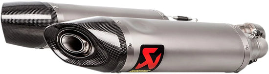 Akrapovic Slip-on Line Dual Muffler Titanium Aprilia Shiver