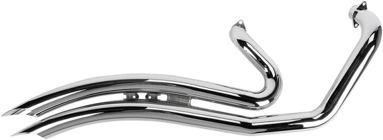 Cobra Swept Exhaust Chrome with O2 Sensor Bungs