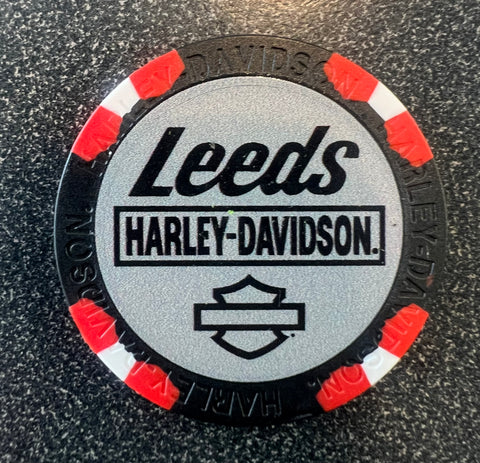 Leeds Harley-Davidson® Custom Poker Chip