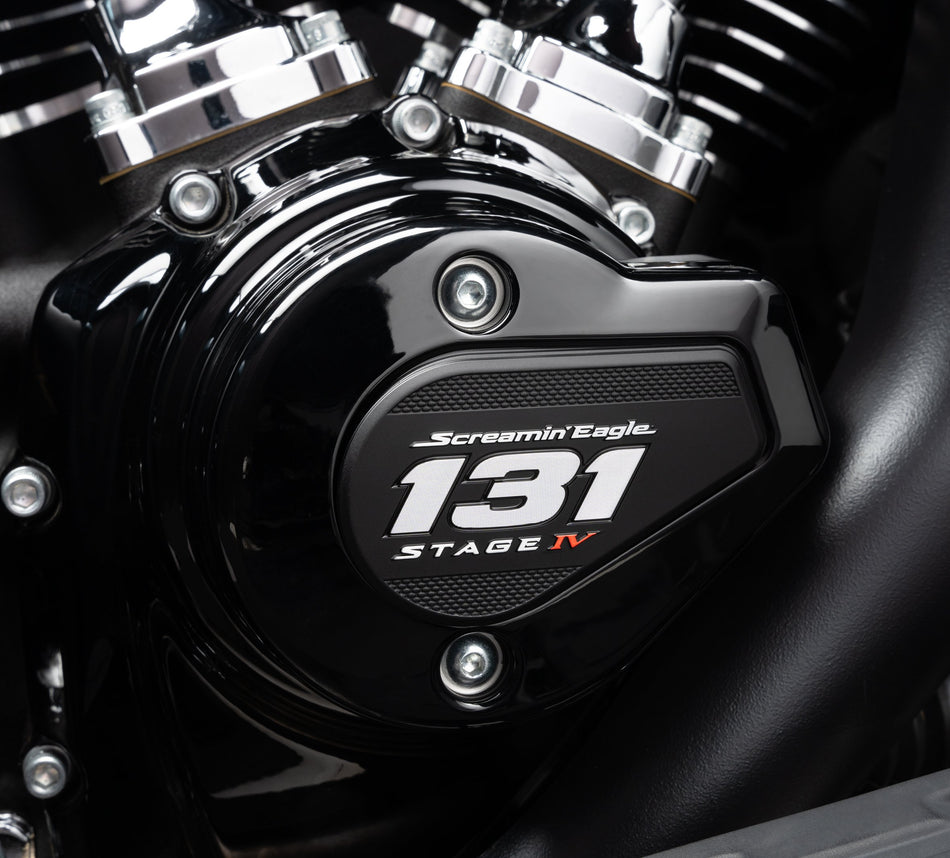 Harley Davidson 14102078 Screamin' Eagle Timer Cover Medaillon Stufe IV 4 Screaming 131CI KIT, AUFKLEBER, MEDAILLON, SE131, STUFE IV