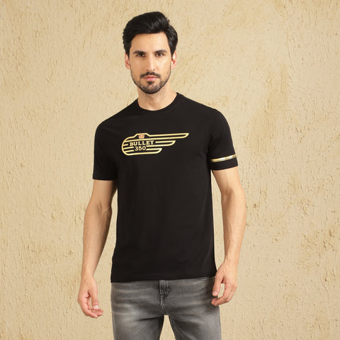 Royal Enfield - Bullet 350 Black T-Shirt - RLATSO230167