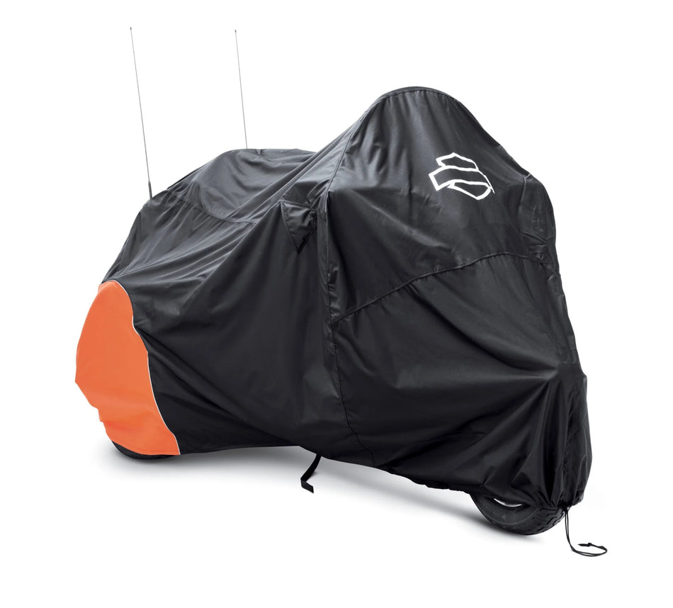Harley Davidson 93100024 Motorradabdeckung für drinnen und draußen, CVR für draußen, mit Logo, Trike