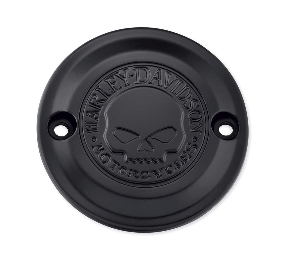 Harley Davidson 25600085 Willie G Skull Timer-Abdeckungssatz, TMR CVR, WILLIE G SKULL, SCHWARZ
