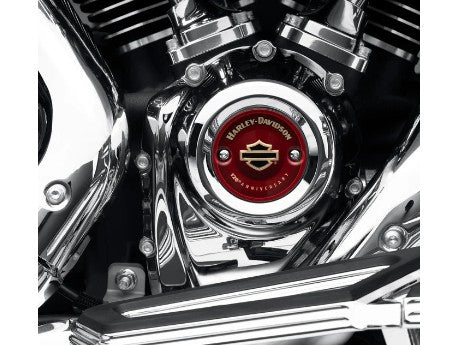 Harley-Davidson Timer Cover 120th Anniversary Collection Rot - 25600176