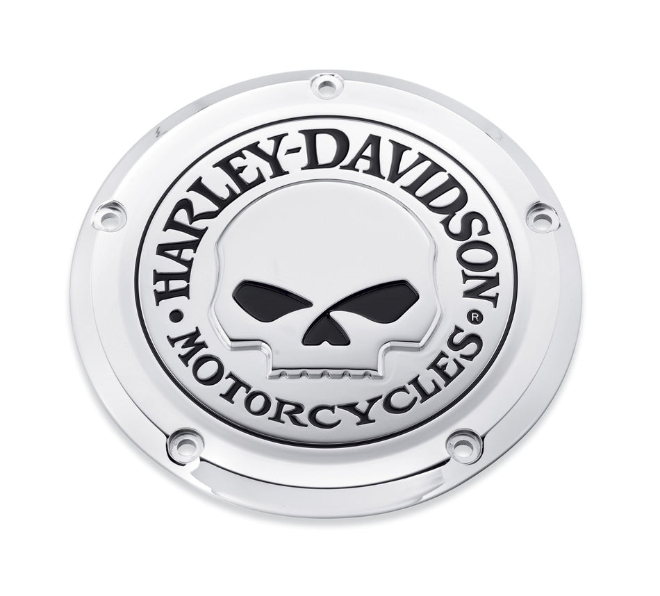 Harley Davidson 25700469 Willie G Skull Derby-Abdeckungs-KIT – DERBY CVR, WILLIE G SKULL, FL LOW