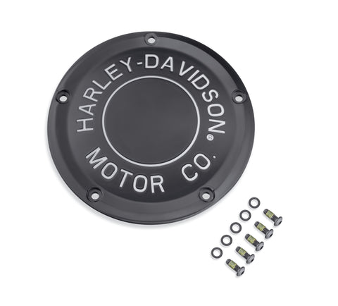 Harley Davidson 25701020 Motor Co. Derby-Abdeckungs-KIT, CVR/SLG, HDMC, SCHWARZ, BIG TWIN