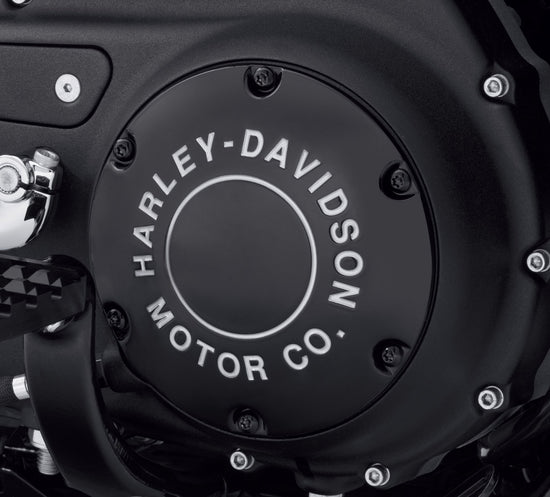 Harley Davidson 25701021 Motor Co. Derby-Deckel - Sportster, Schwarz