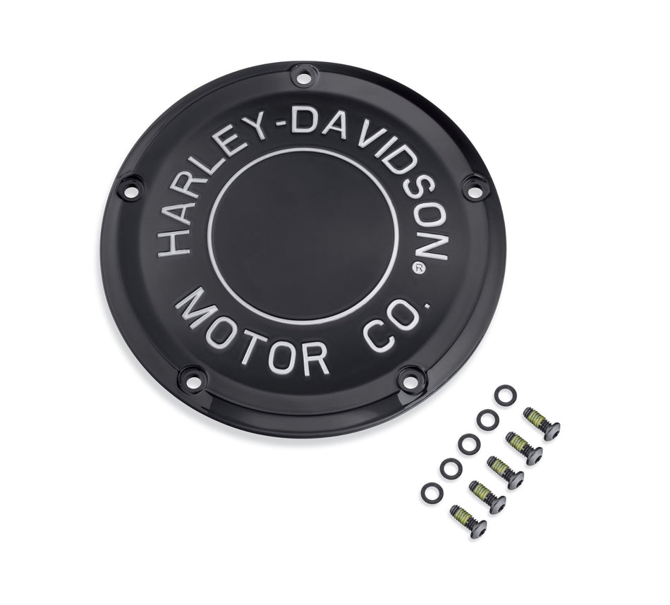 Harley Davidson 25701022 Motor Co. Derby-Abdeckungs-KIT, CVR/SLG, HDMC, SCHWARZ, DERBY, NIEDRIG