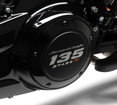 Harley Davidson 25701480 Screamin' Eagle 135 Stage 4 IV Derby-Abdeckung Screaming Eagle KIT, CVR/SLG, SE, 135, SCHWARZ, NIEDRIGE PROFIL