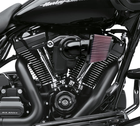 Harley-Davidson 25701603 Milwaukee-Eight untere Kipphebelgehäuseabdeckung, schwarz glänzend