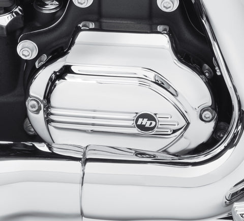 Harley Davidson 25800063 Defiance Getriebe-Seitenabdeckung – Chrom-KIT, PT CVR MISC CMPNT, TRANS, CH