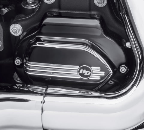Harley Davidson 25800065 Defiance Getriebe-Seitenabdeckungs-KIT, CVR, TRANS, SEITE, DEFIANCE, SCHWARZ
