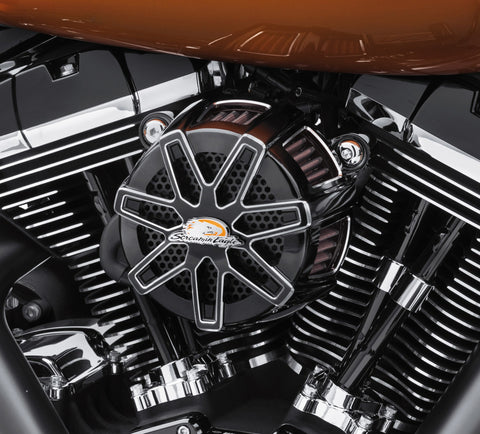 Harley-Davidson 29400103 Screamin' Eagle Chisel Extreme Billet Air Cleaner Kit Screaming Eagle