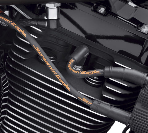 Harley-Davidson 31600048A Screamin' Eagle 10 mm Phat Zündkerzenkabel ab 15 XG-Modelle Screaming Eagle