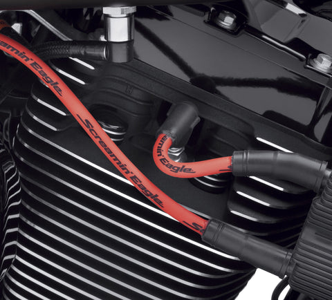 Harley-Davidson 31600054A Screamin' Eagle 10 mm Phat Zündkerzenkabel ab 15 XG-Modelle Screaming Eagle