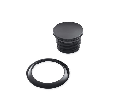 Harley Davidson 61100210 Unterputz-Tankdeckel-Kit, Tankdeckel-Kit, Unterputzmontage, schwarz
