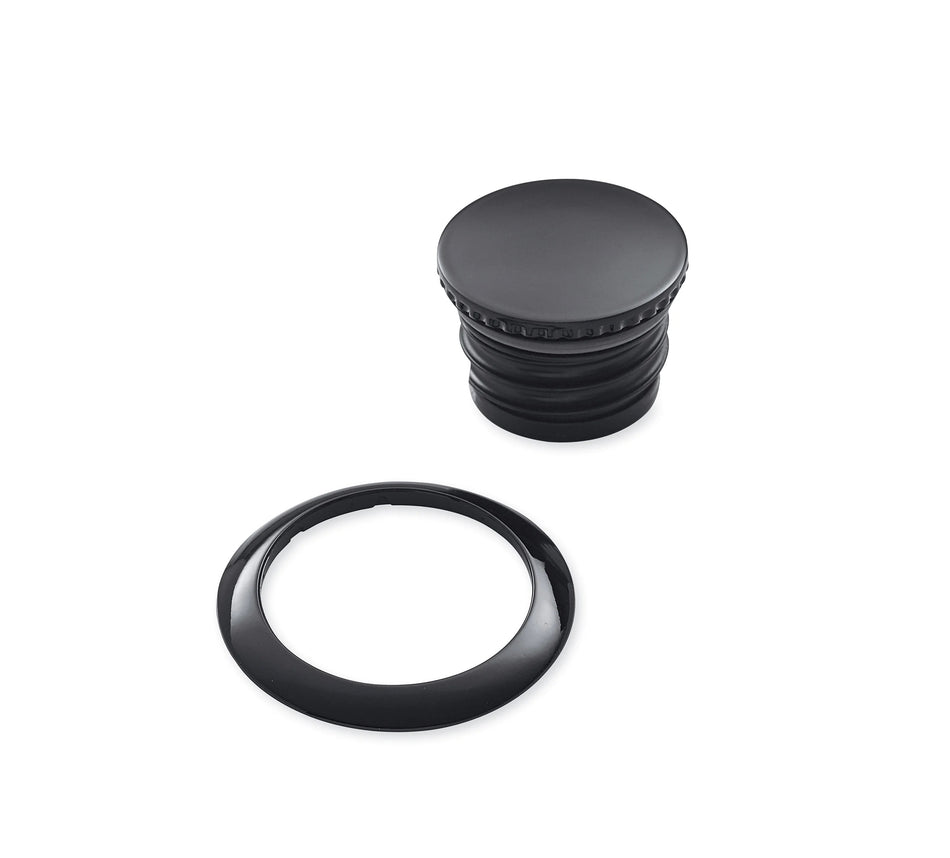 Harley Davidson 61100210 Unterputz-Tankdeckel-Kit, Tankdeckel-Kit, Unterputzmontage, schwarz