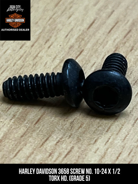 Harley Davidson 3658 SCHRAUBE NR. 10-24 X 1/2 TORX HD. (KLASSE 5)
