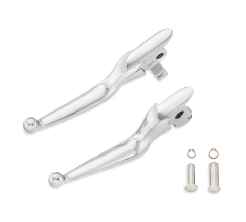 Harley Davidson 36700065 Chrome Hand Control Lever Kit KIT-HAND CNTRL LEVERS/CHROME