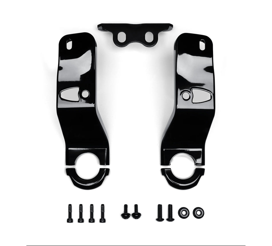 Harley Davidson 47200927 FXLRST Verkleidungsstützsatz, FRM CMPNT, ADAPTER, SCHWARZ