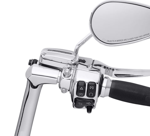 Harley-Davidson 41701018 Chrom-Kupplungshalterung und Hauptbremszylinder-Behälter-Kit