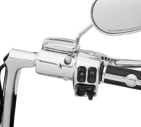 Harley-Davidson 41701019 Chrom-Kupplungshalterung und Hauptbremszylinder-Behälter-Kit