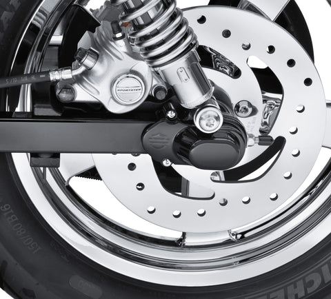 Harley Davidson 43013-09A Bar &amp; Shield Hinterachs-Abdeckungssatz KIT-COVER,RR AXLE,BLK/XL