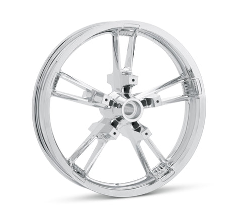 Harley Davidson 43300336 Mirror Chrome Enforcer 19 in. Front Wheel KIT WHEEL ENFORCER 19X3.5 FRONT CHROME