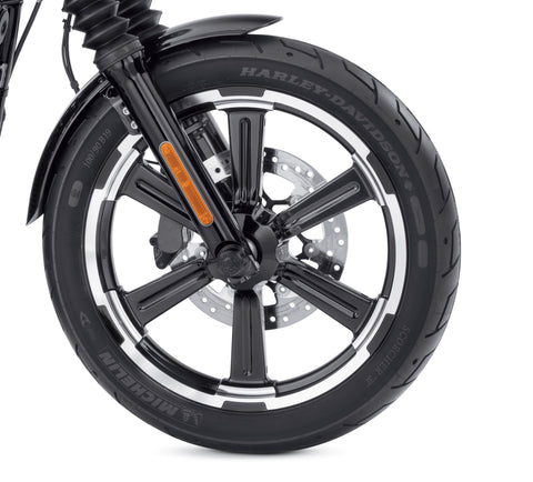 Harley Davidson 43300593 Annihilator 19 in. Front Wheel KIT,FR WHL,6 SPK,BLK,19X2.5