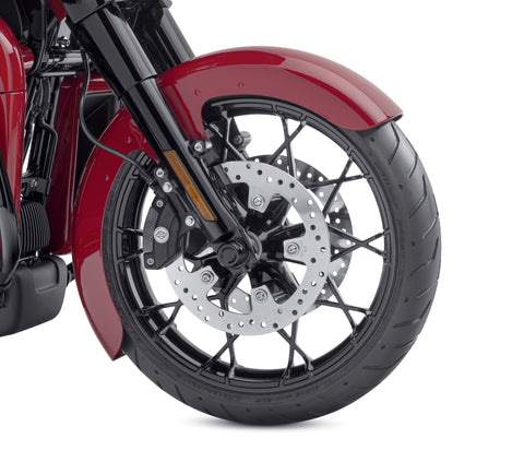 Harley Davidson 43300673 HD Prodigy 19 Zoll Vorderrad-KIT, FR WHL, 10XSPK, GBLK, 19X3,5 | gegossen, ohne Lager und Hülse, 10X Speichen, 19 Zoll (schwarz)