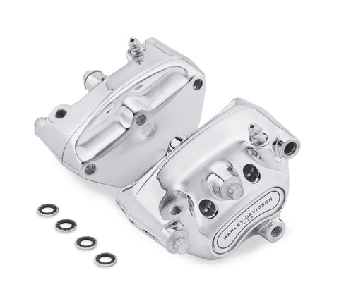 Harley Davidson 44392-00A Front Caliper Kit CALIPER,DUAL/CHRM