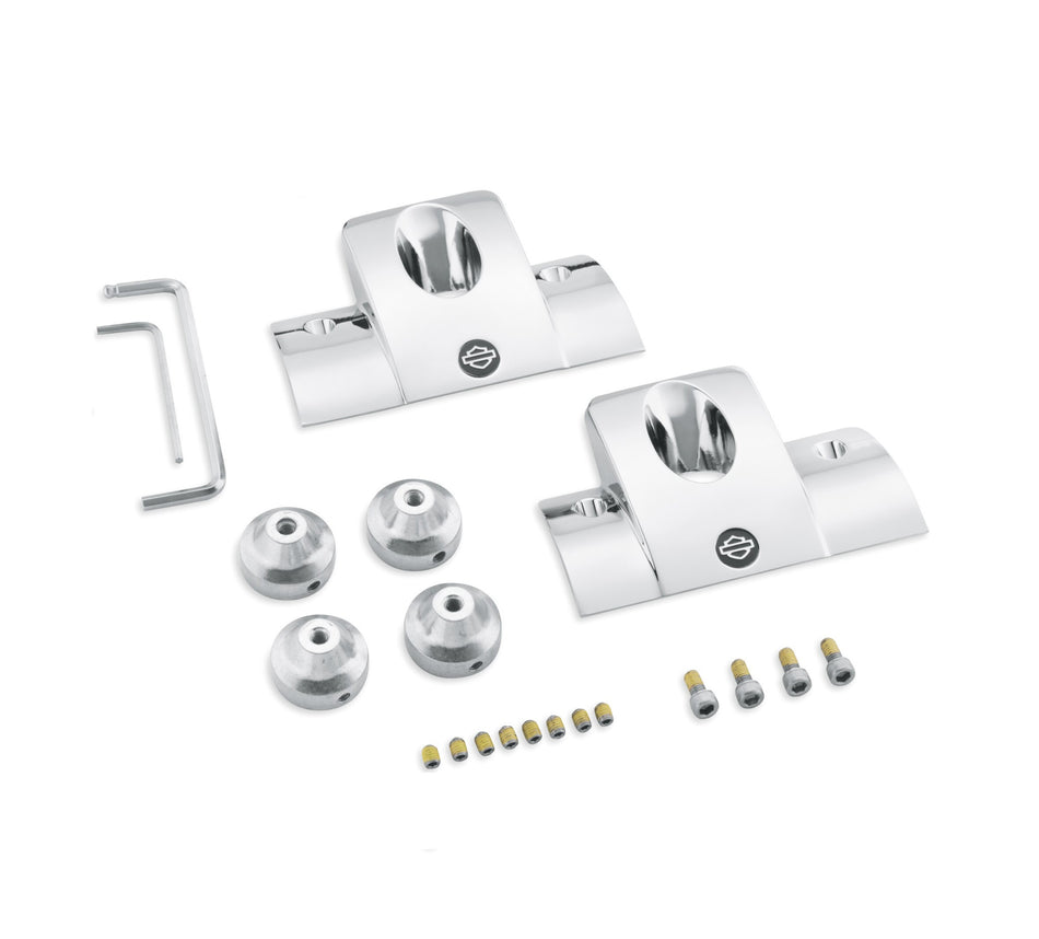 Harley Davidson 44432-04 Headbolt Bridge Kit KIT, CHROME HEADBOLT COVER