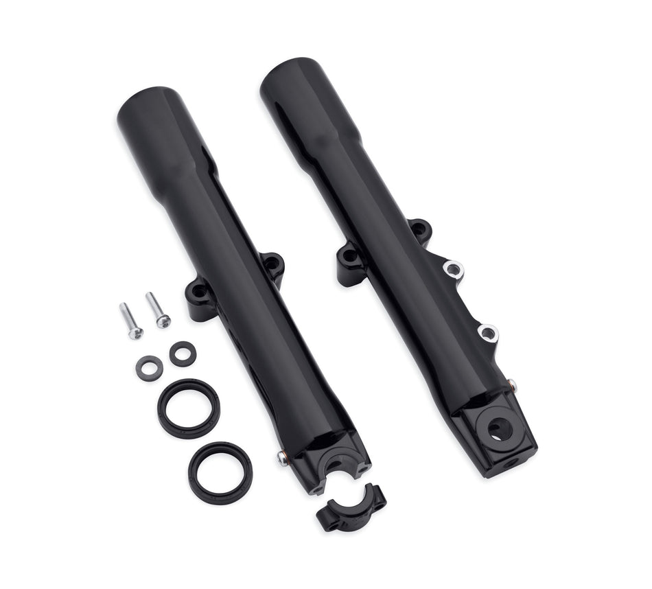 Harley Davidson 45500015 Gloss Black Lower Fork SLIDER,FR TLSCP FORK,FLSTC/N,BLACK