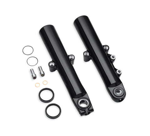 Harley Davidson 45500403 Gloss Black Lower Fork Sliders KIT,FORK CMPNT,BLACK SLIDERS