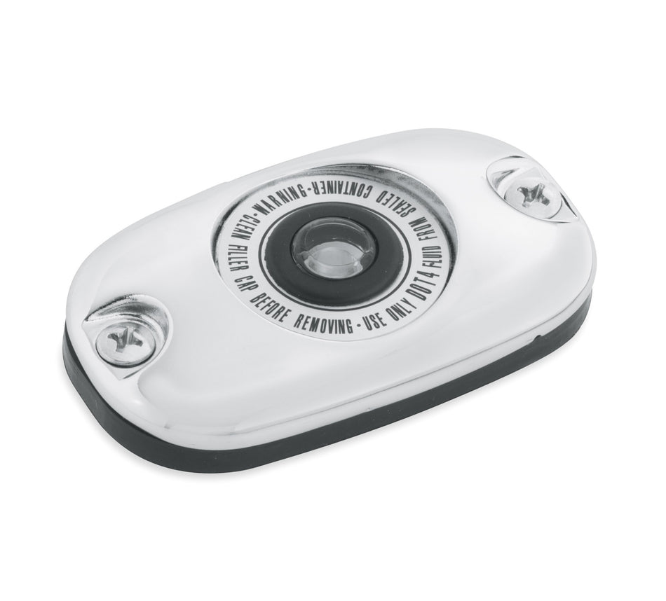Harley Davidson 46425-05A Chrome Rear Master Cylinder Cover KIT COVER,RR/MSTR CYL/CHRM-DOT