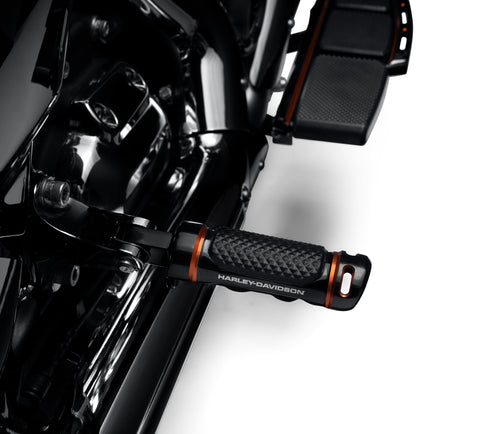 Harley Davidson 50502246 Adversary Beifahrer-Fußrasten-KIT, FTPEG, PASS, SCHWARZ, ADVERSARY