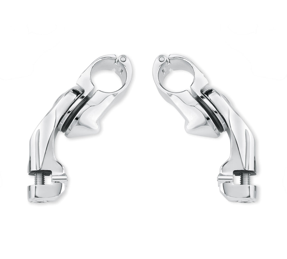 Harley Davidson 50830-07A Short Angled Adjustable Highway Peg Mount Kit ADJ HWY PEG MNT,SHORT,CHROME